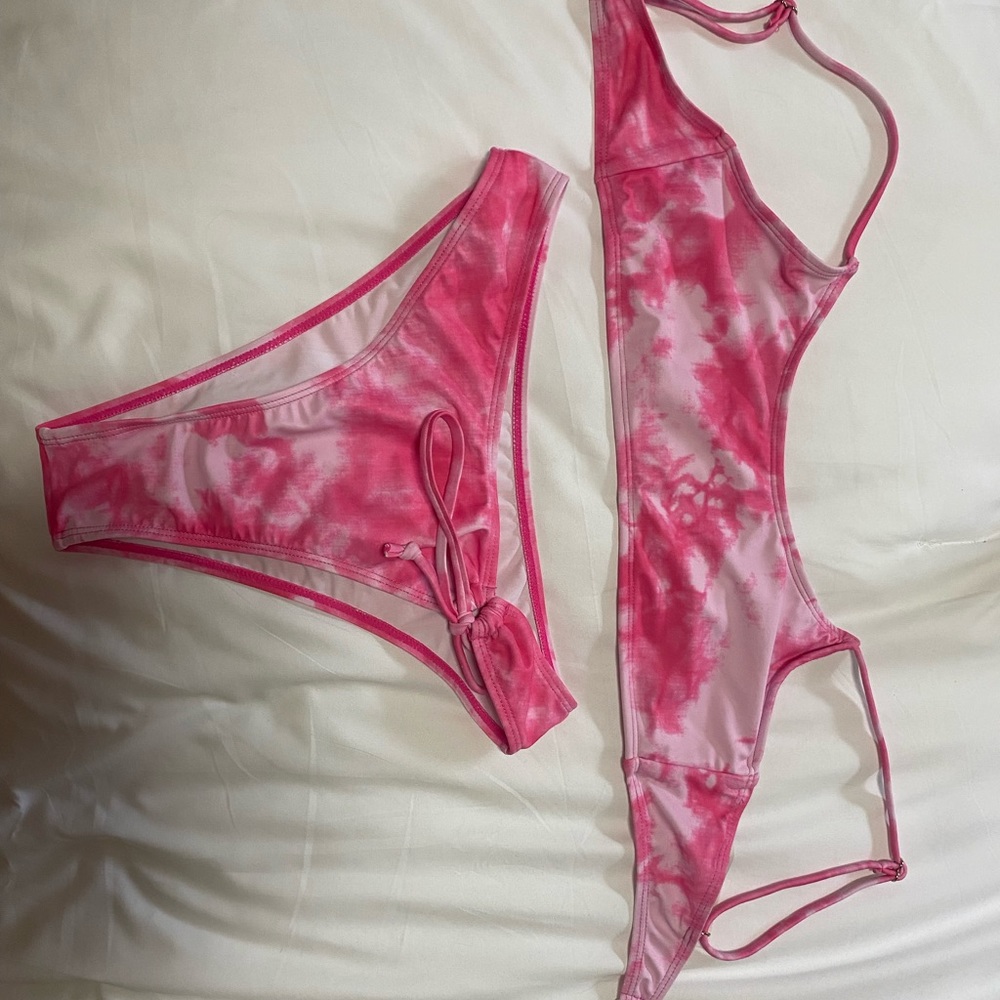 Untouched - pink swimsuit - size S